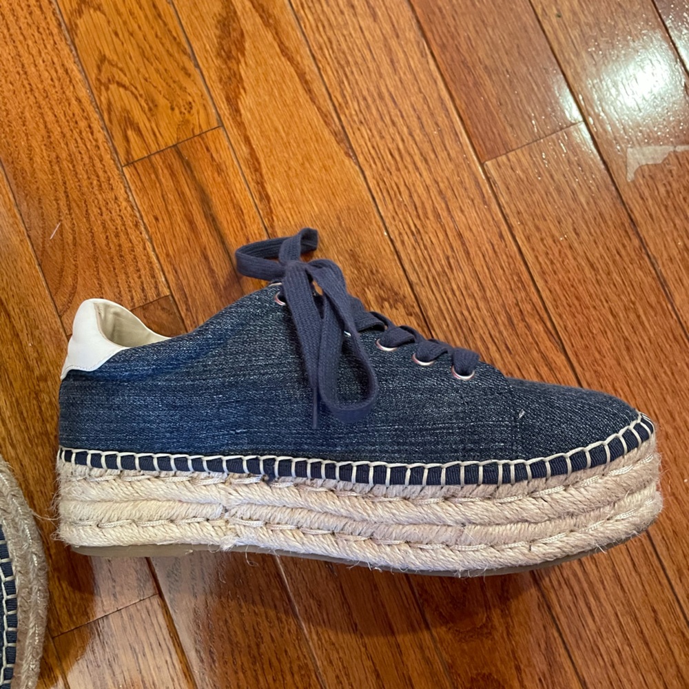 Steve Madden denim espadrilles sneakers